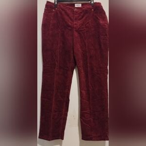 Charter Club wine corduroy pants